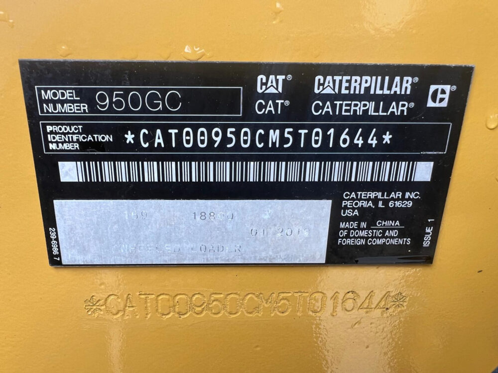 Caterpillar 950GC wiellader