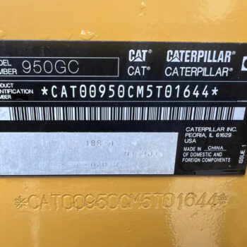 Caterpillar 950GC wiellader