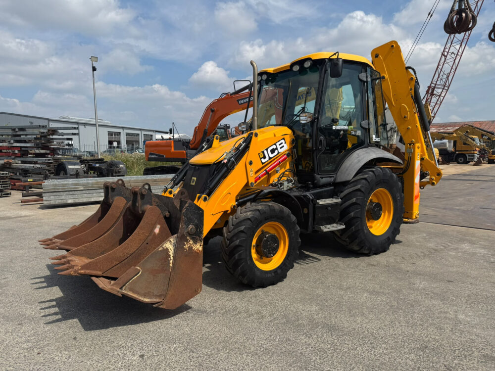 JCB 3CX easy control graaflaad combinati