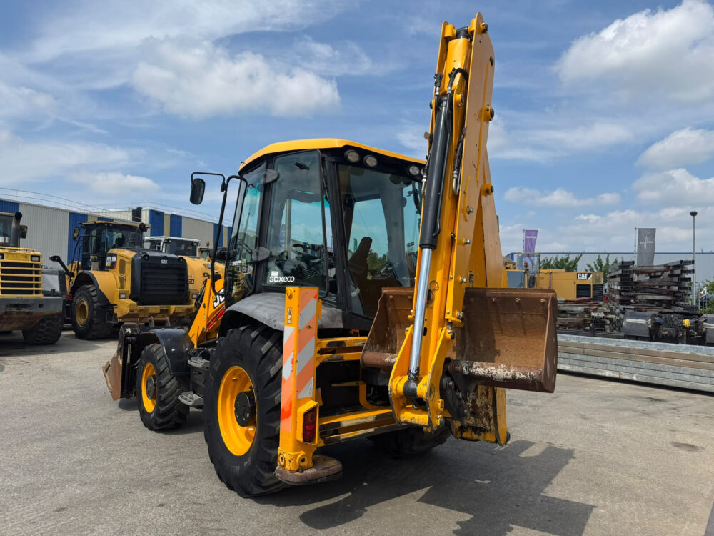 JCB 3CX easy control graaflaad combinati