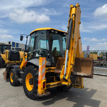 JCB 3CX easy control graaflaad combinati