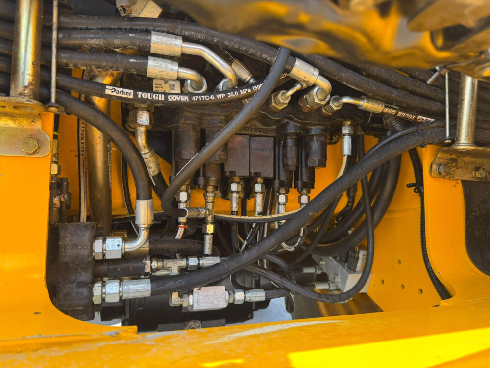 JCB 3CX easy control graaflaad combinati