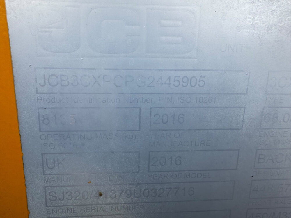 JCB 3CX easy control graaflaad combinati