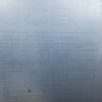 JCB 3CX easy control graaflaad combinati