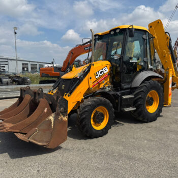 JCB 3CX easy control graaflaad combinati