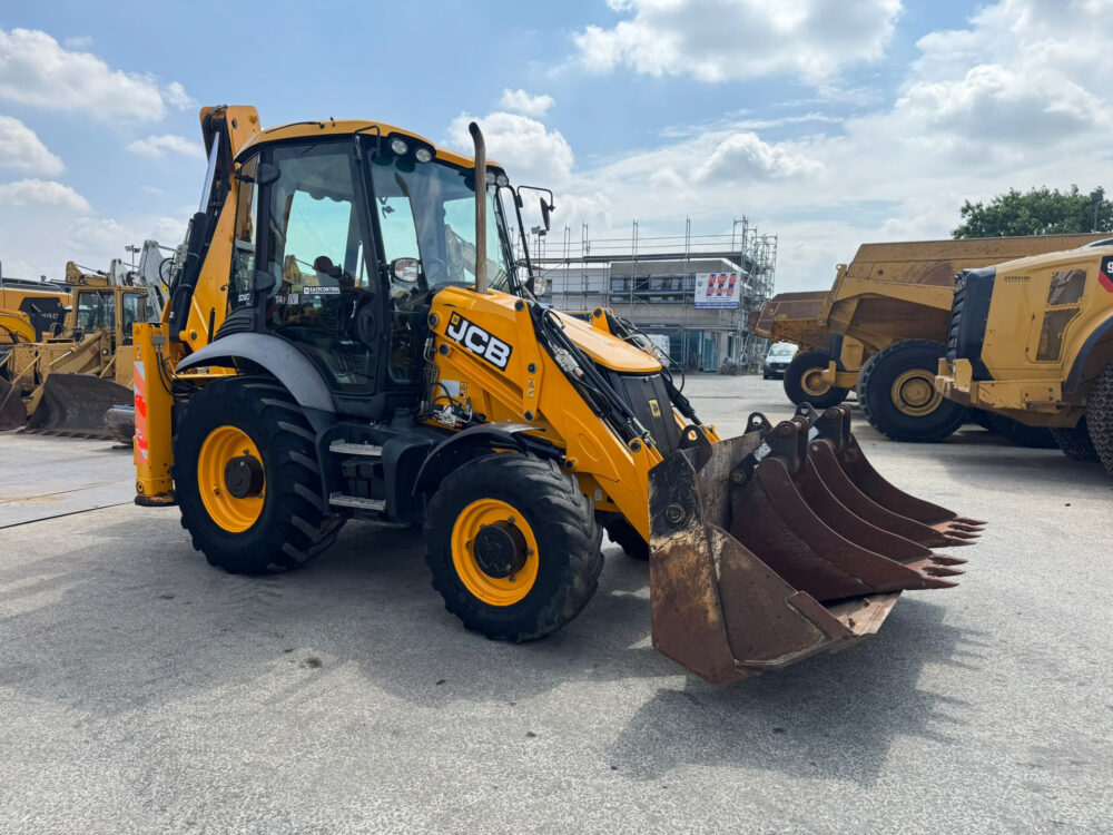 JCB 3CX easy control graaflaad combinati