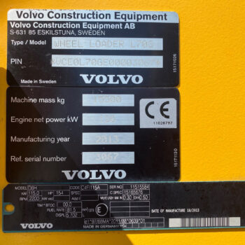 Volvo L70 G wiellader