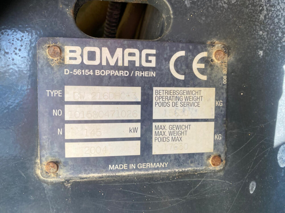 Bomag BW 216-D3 wals