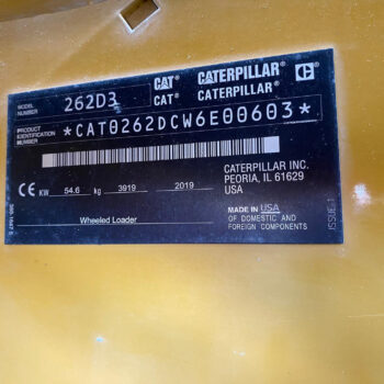Caterpillar 262D3 schranklader