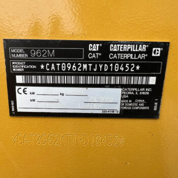 Caterpillar 962 M wiellader