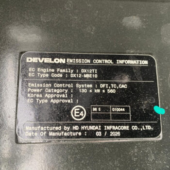 Develon Doosan DX360 LCA 7M Graafmachine