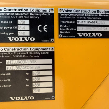 Volvo L30GS speeder wiellader AIRCON